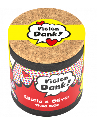 Hochzeitsetikett Popart