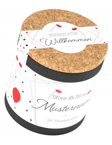 Hochzeitsetikett Mrs & Mrs ♀♀