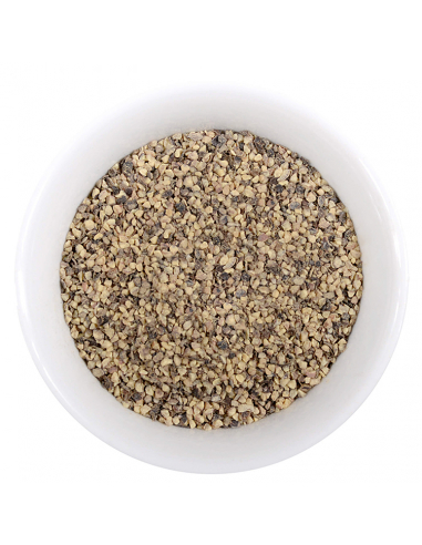 Spice shaker pepper, black and white, ground