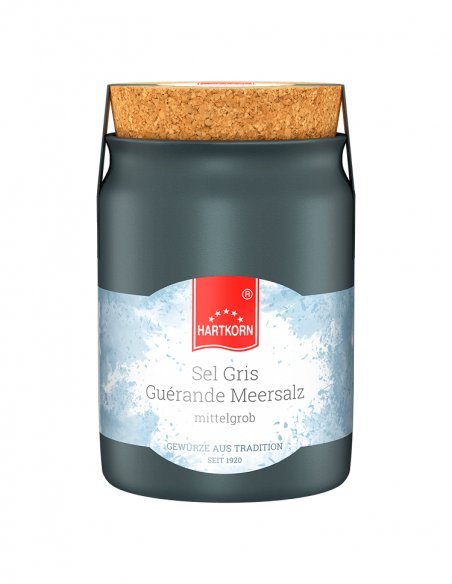 BIO ceramic potty spice Sel Gris Guérande seasalt medium coarse