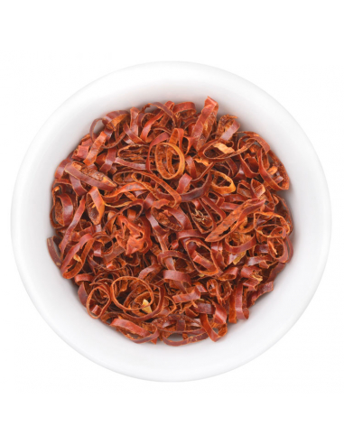 Chili rings gourmet spice in a glass