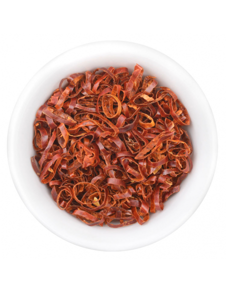 Chili rings gourmet spice in a glass