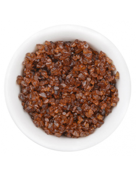 Smoked salt Premium Gourmet Spice in a glass