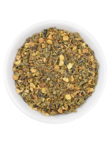 Jalapeño gourmet spice in a glass