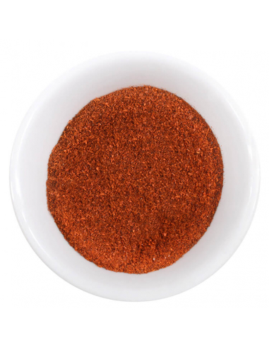 Paprika smoked gourmet spice in glass