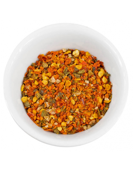 Chili Pimientos Picantes gourmet spice in a glass