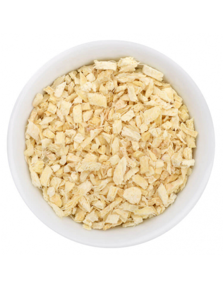 Ingwer gefriergetrocknet im Gourmet Glas