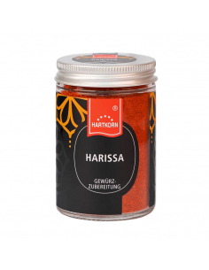 Harissa gourmet spice in a glass