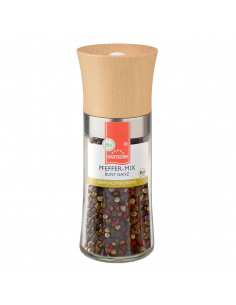 Bio Wood Pepper mill Mix colourful
