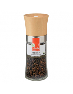 Bio Wood Pepper Mill black