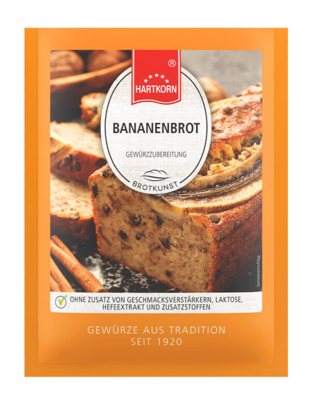 Flachbeutel Bananenbrot Gewürz