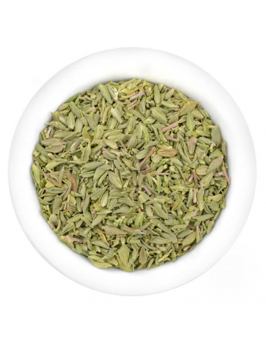 Thyme freeze dried gourmet spice in jar
