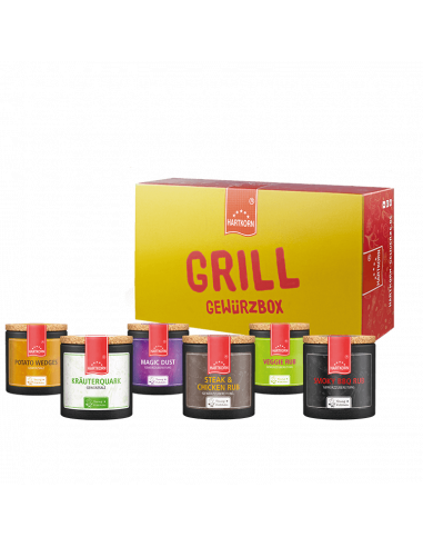 Grill Gewürzbox (6-teilig) - Hartkorn