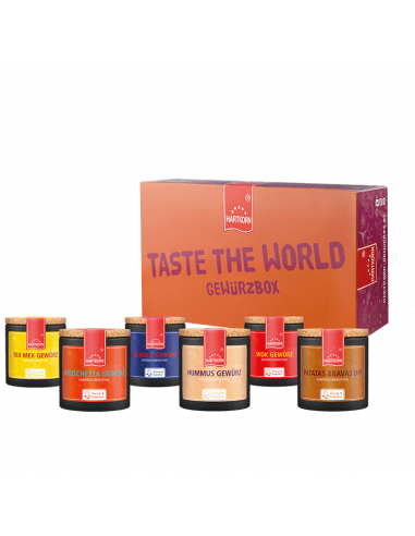 Taste the World Gewürzbox (6-teilig) - Hartkorn