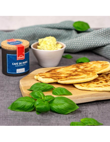 Pita Brot mit Café de Paris Rezept