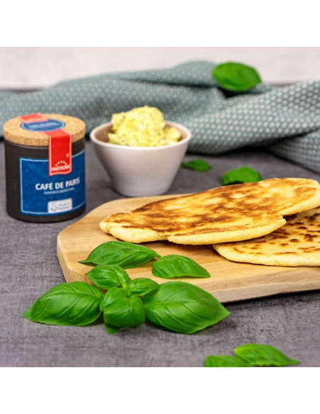 Pita Brot mit Café de Paris Rezept