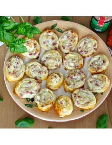 Schnelle Pizzaschnecken Rezept