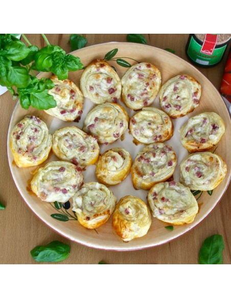 Schnelle Pizzaschnecken Rezept