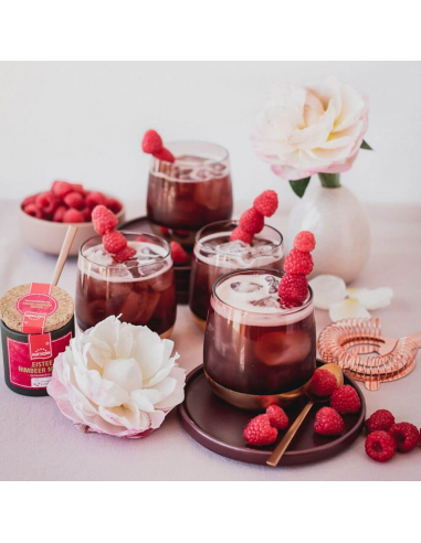 Beschwipster Himbeer-Minze Eistee Rezept