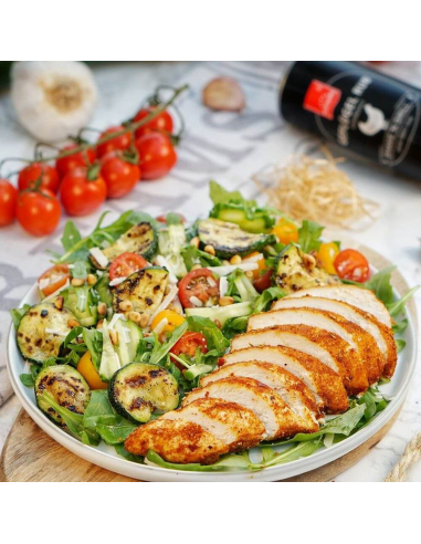 Italienischer Salat mit Hähnchenbrustfilets Rezept