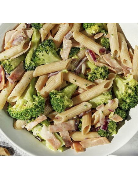 Penne mit Brokkoli-Schinken-Sahnesoße Rezept