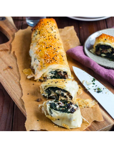 Spinat Feta Strudel Rezept