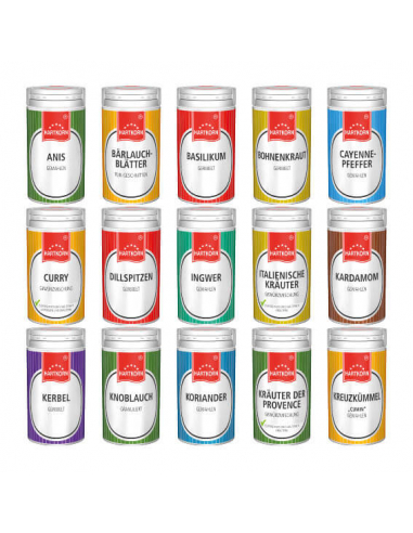 Basics Gewürzstreuer Gewürzbox (40-teilig)