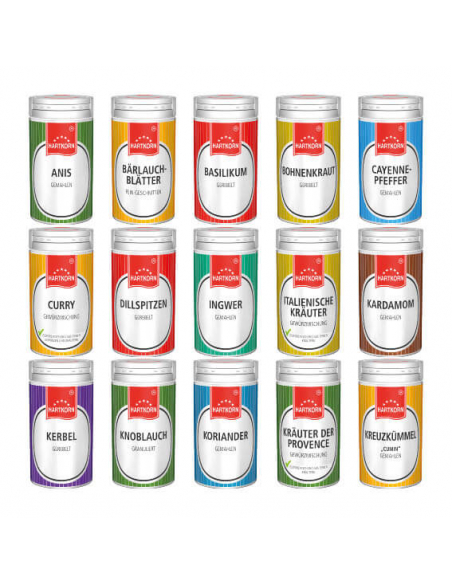 Basics Gewürzstreuer Gewürzbox (40-teilig)