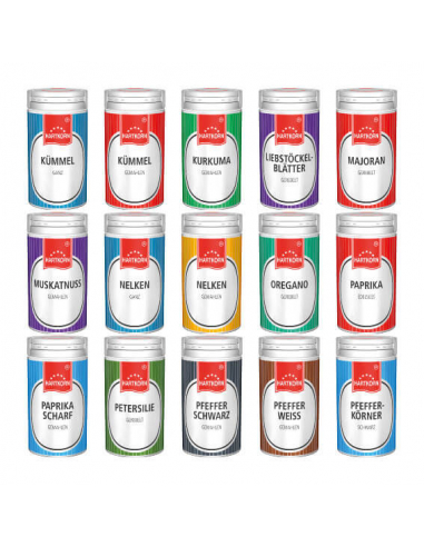 Basics Gewürzstreuer Gewürzbox (40-teilig)