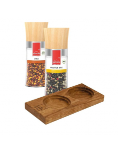 Chili und Pfeffer-Mix Mühle Tischset