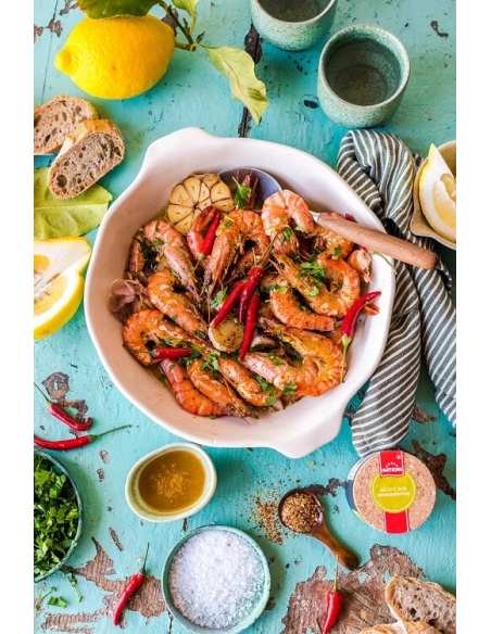 Aglio e Olio Garnelen