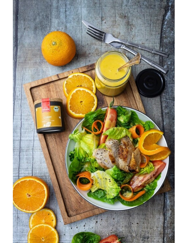 Orangen-Curry Dressing