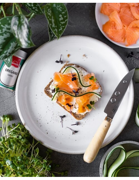 Lachsschnitte mit Oregano - Hartkorn Gewuerze