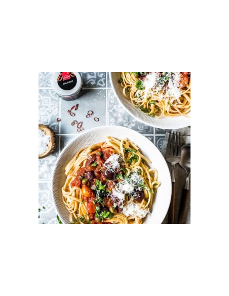 Pasta alla Puttanesca - Hartkorn Gewuerze
