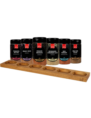 Chefsache California spice set with spice board