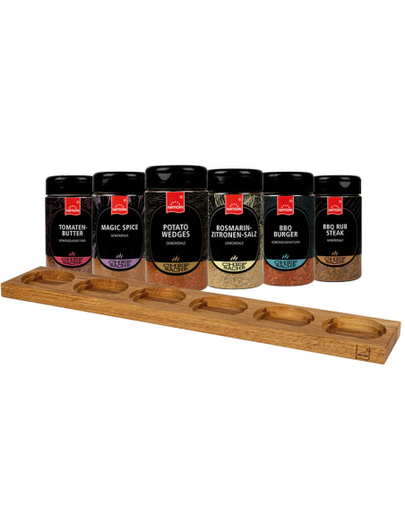 Chefsache California spice set with spice board