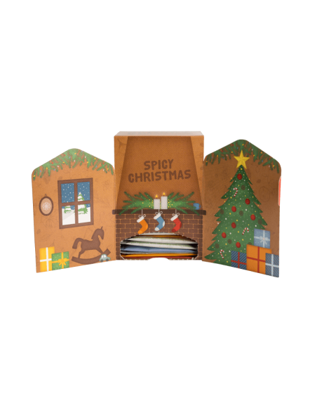 Mini Adventskalender 2022 - Kamin geöffnet