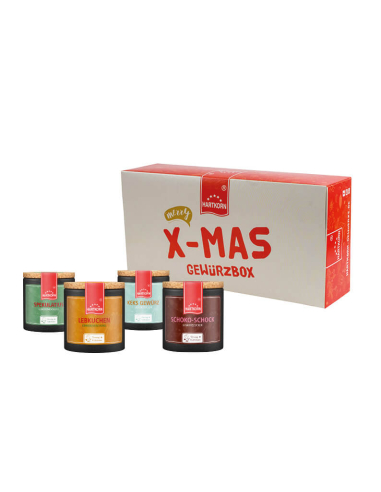 X-Mas Cookie Gewürzbox (4-teilig)