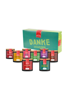Ein herzhaftes Danke Gewürzbox (8-teilig)