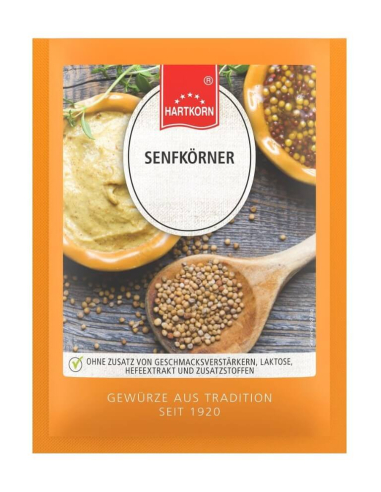 Flachbeutel Senfkörner