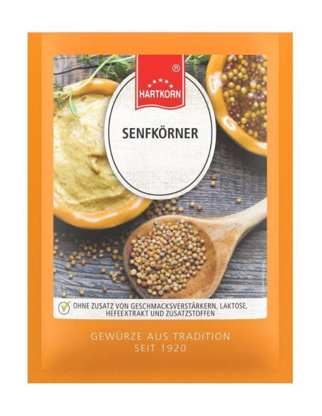 Flachbeutel Senfkörner