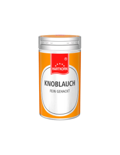 Knoblauch fein gehackt, Gewürzstreuer
