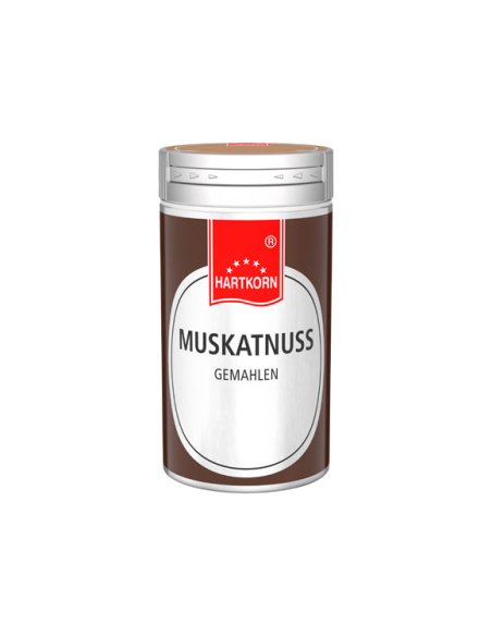 Muskatnuss gemahlen, Gewürzstreuer