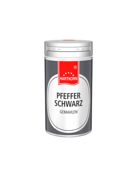 Pfeffer schwarz gemahlen, Gewürzstreuer