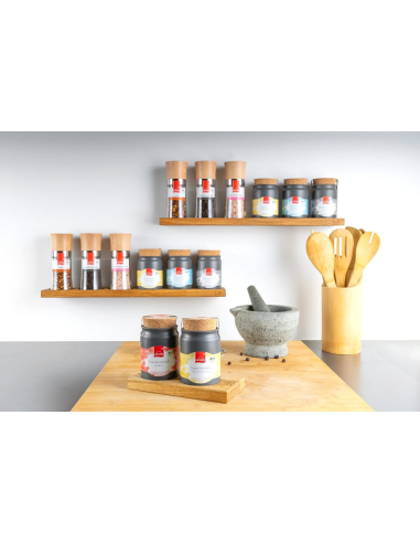 Curry und Paprika Keramiktöpfchen Tischset