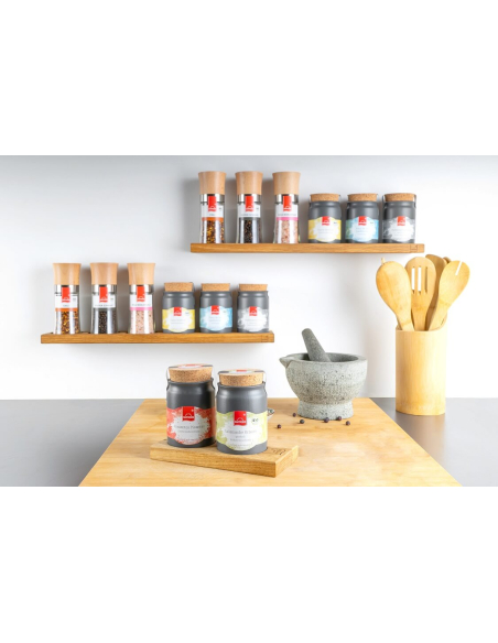 Chili und Italienische Kräuter Keramiktöpfchen Tischset