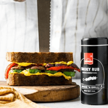 Sandwich mit gegrilltem Gemüse